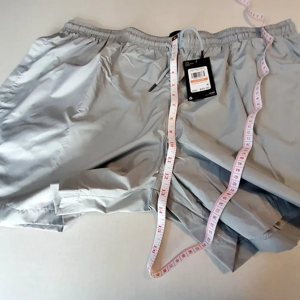 Under Armour Mens Loose-Fit Grey Athletic Shorts 3XL With Pockets & Drawstring - Picture 4 of 11